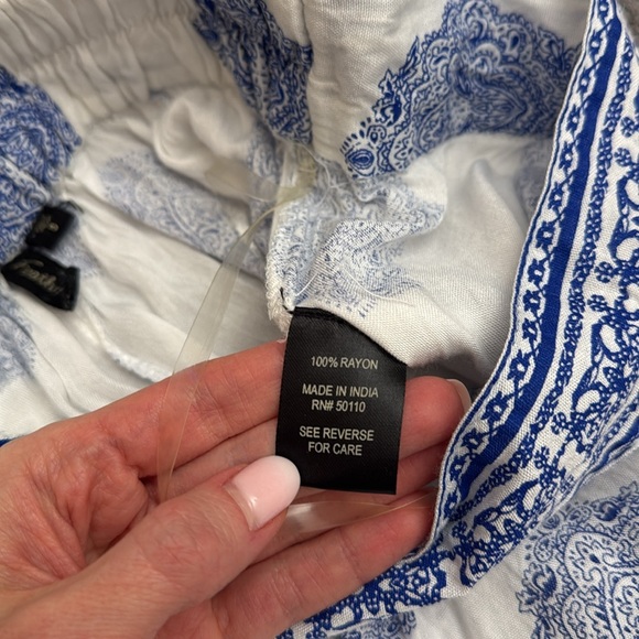 Flowy and lightweight wide leg beach cover up pants size xs - Picture 11 of 13